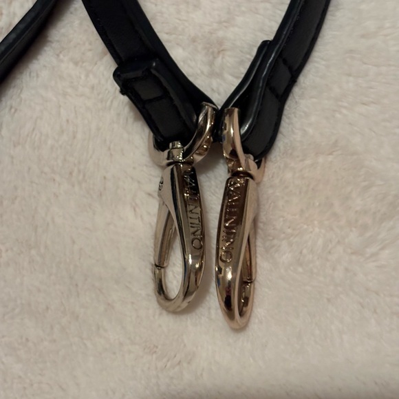 Valentino Adjustable Black Strap with Gold Accents - Picture 2 of 3